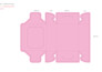create custom box packaging dieline cut lines and design